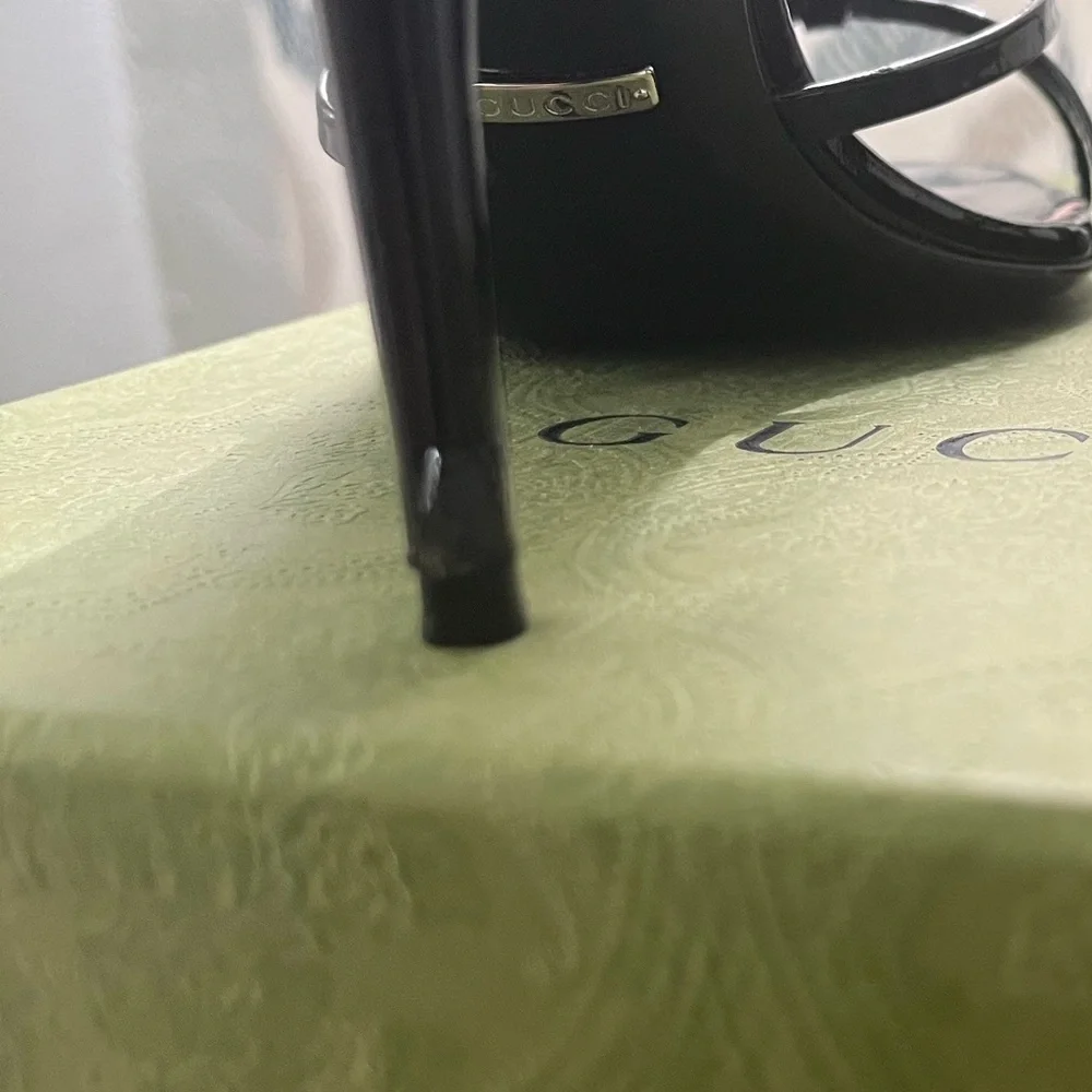 Gucci Black Strappy Heels - Picture 6 of 6